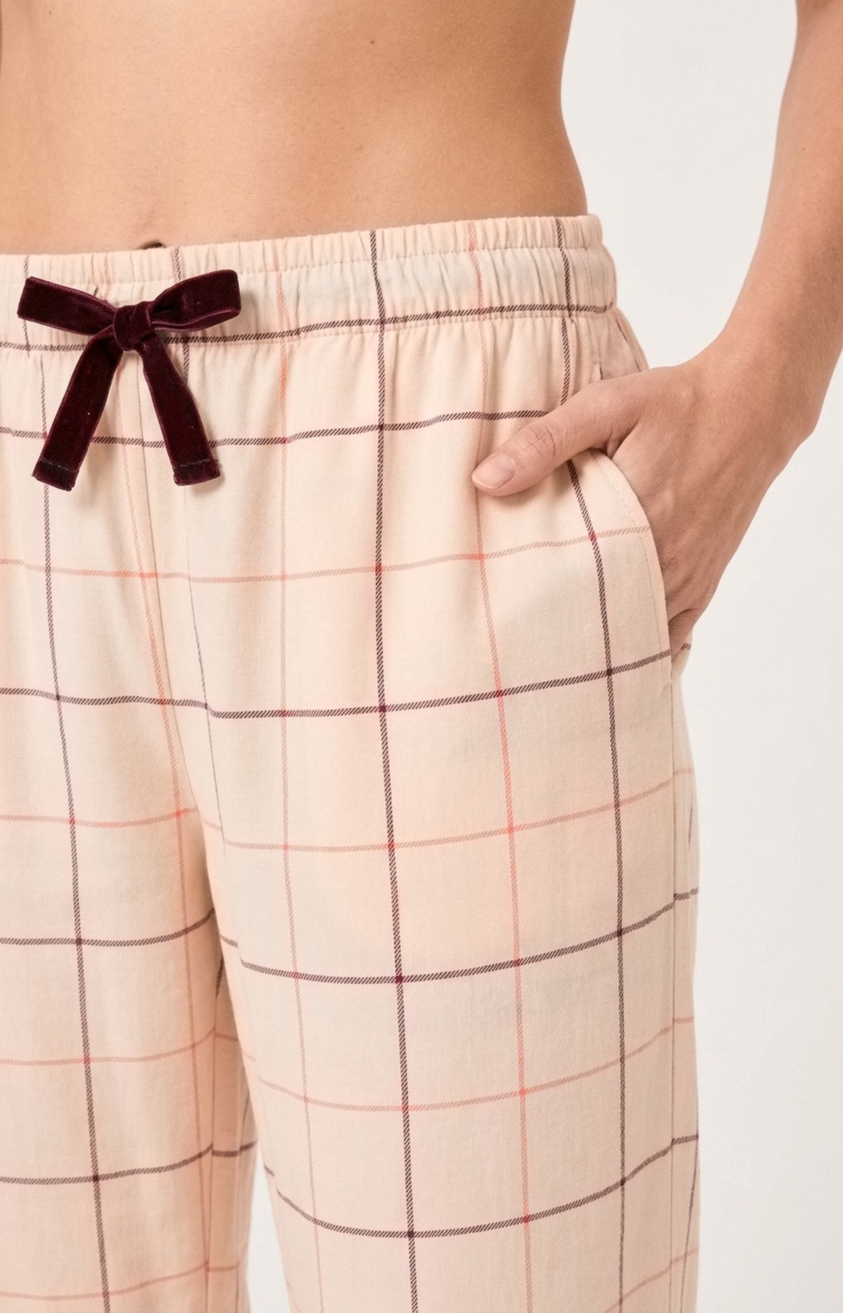 Pantalon en flanelle de coton - Magnolia