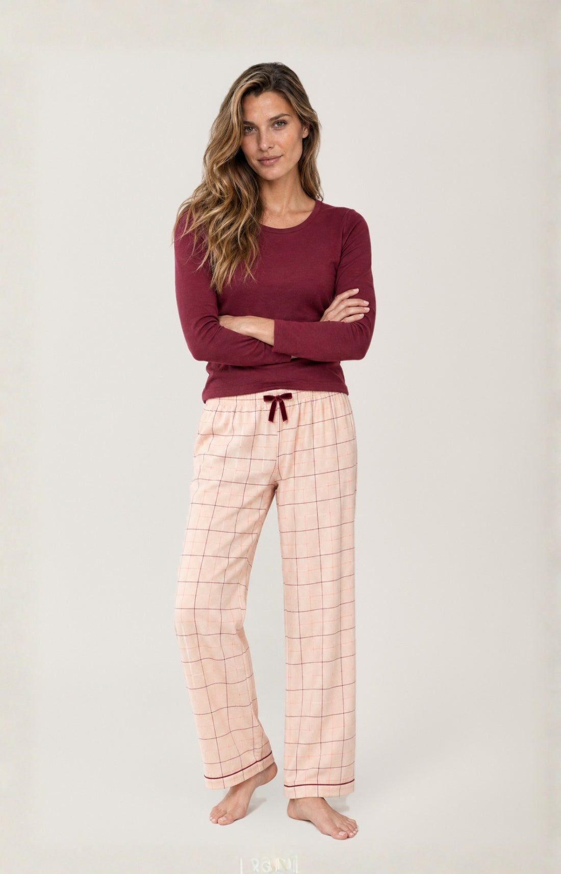 Pantalon en flanelle de coton - Magnolia