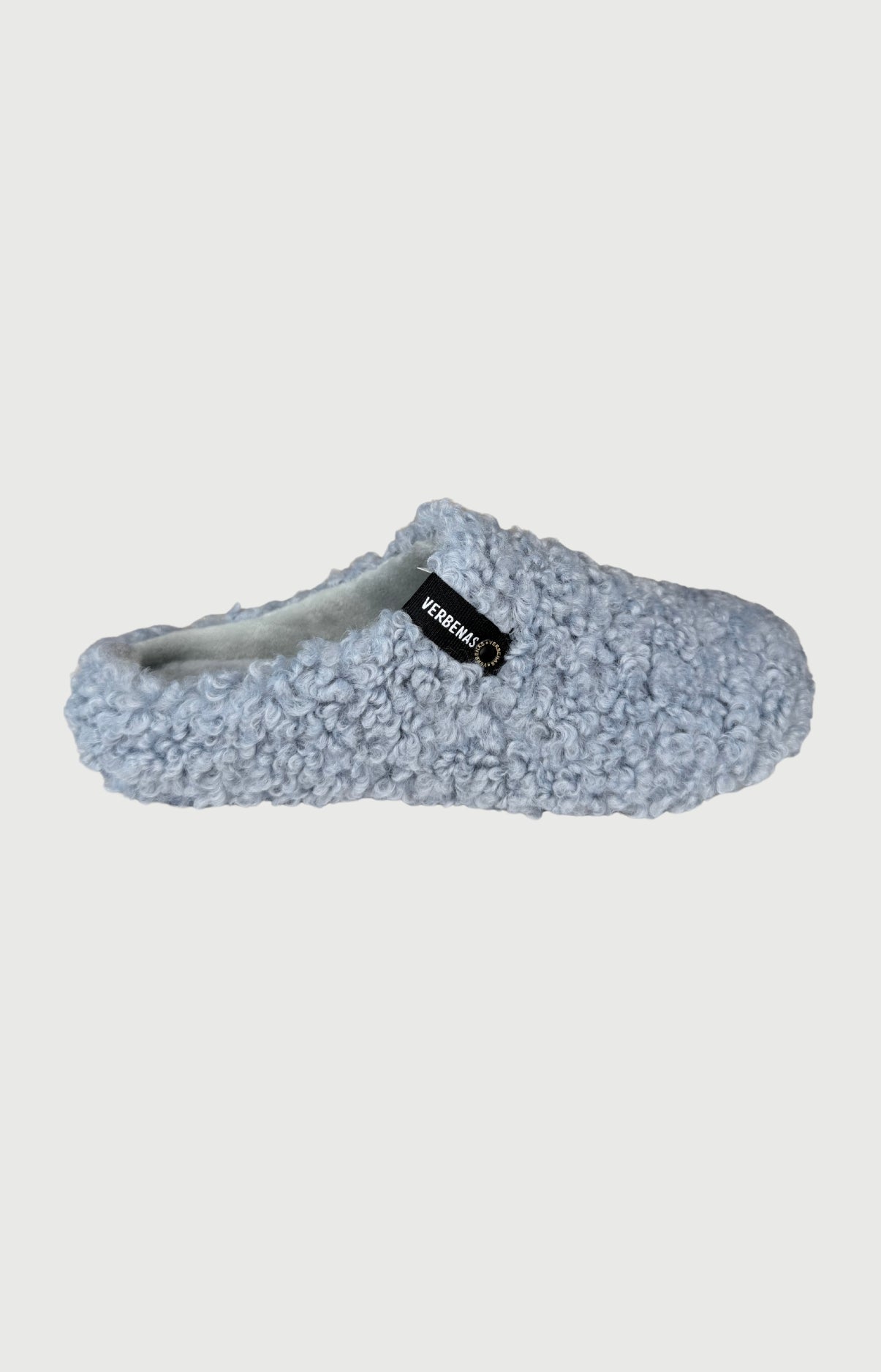 Mules Femme bouclette bleu ciel Céleste 1