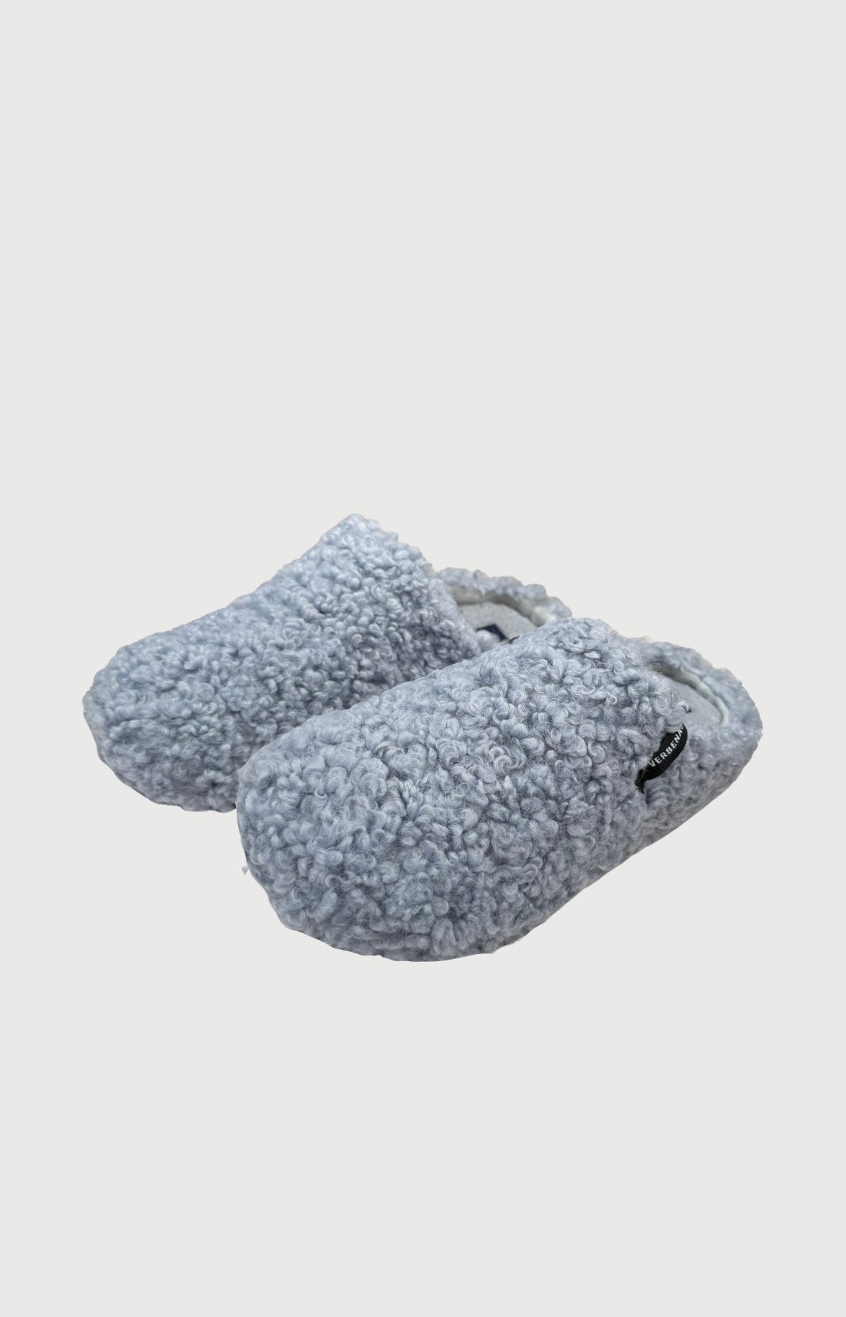 Mules Femme bouclette bleu ciel Céleste 2