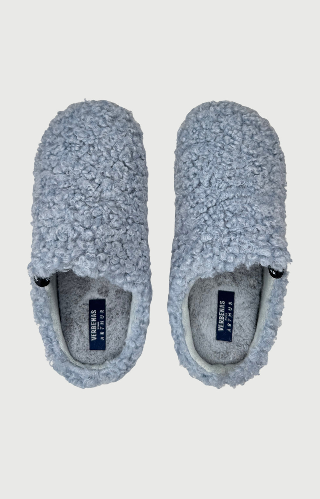 Mules Femme bouclette bleu ciel Céleste 3