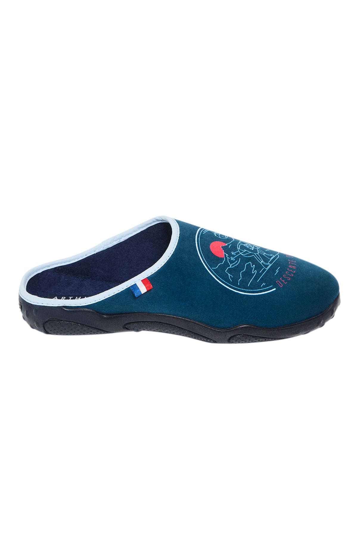 Chaussons Homme Descente de lit MARINE 2