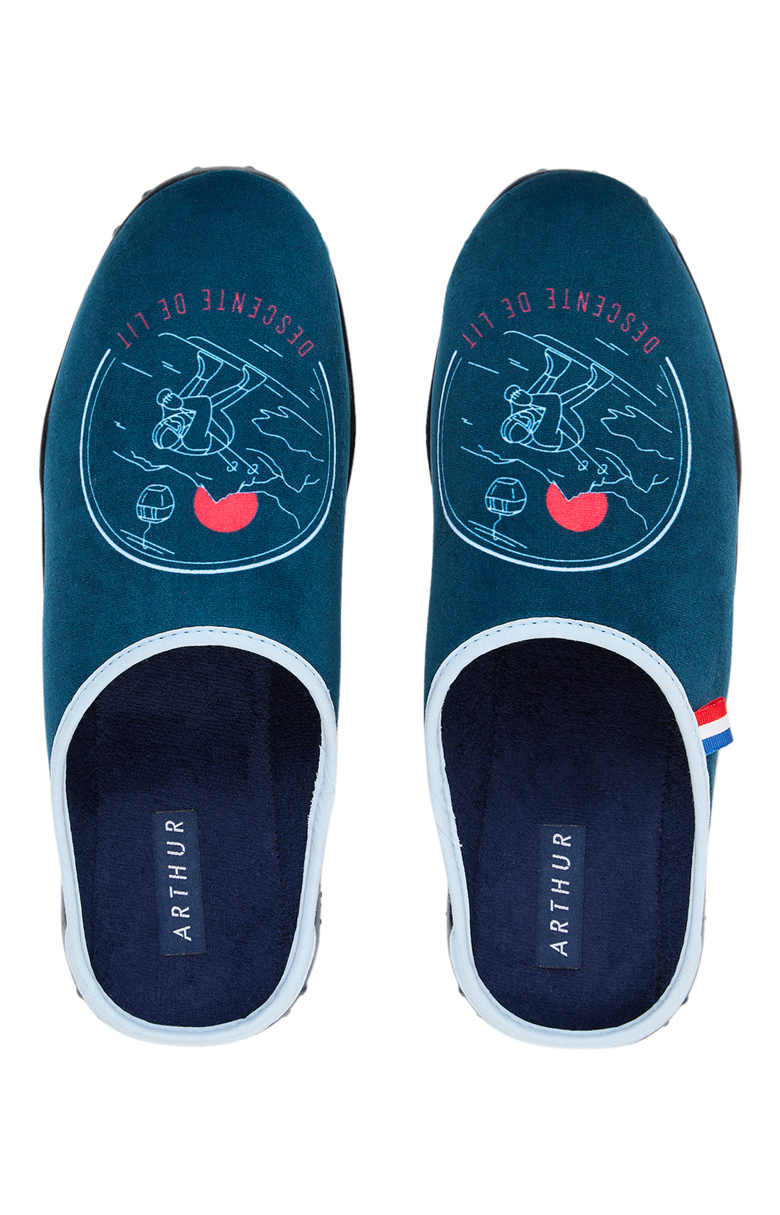 Chaussons Homme Descente de lit MARINE 3