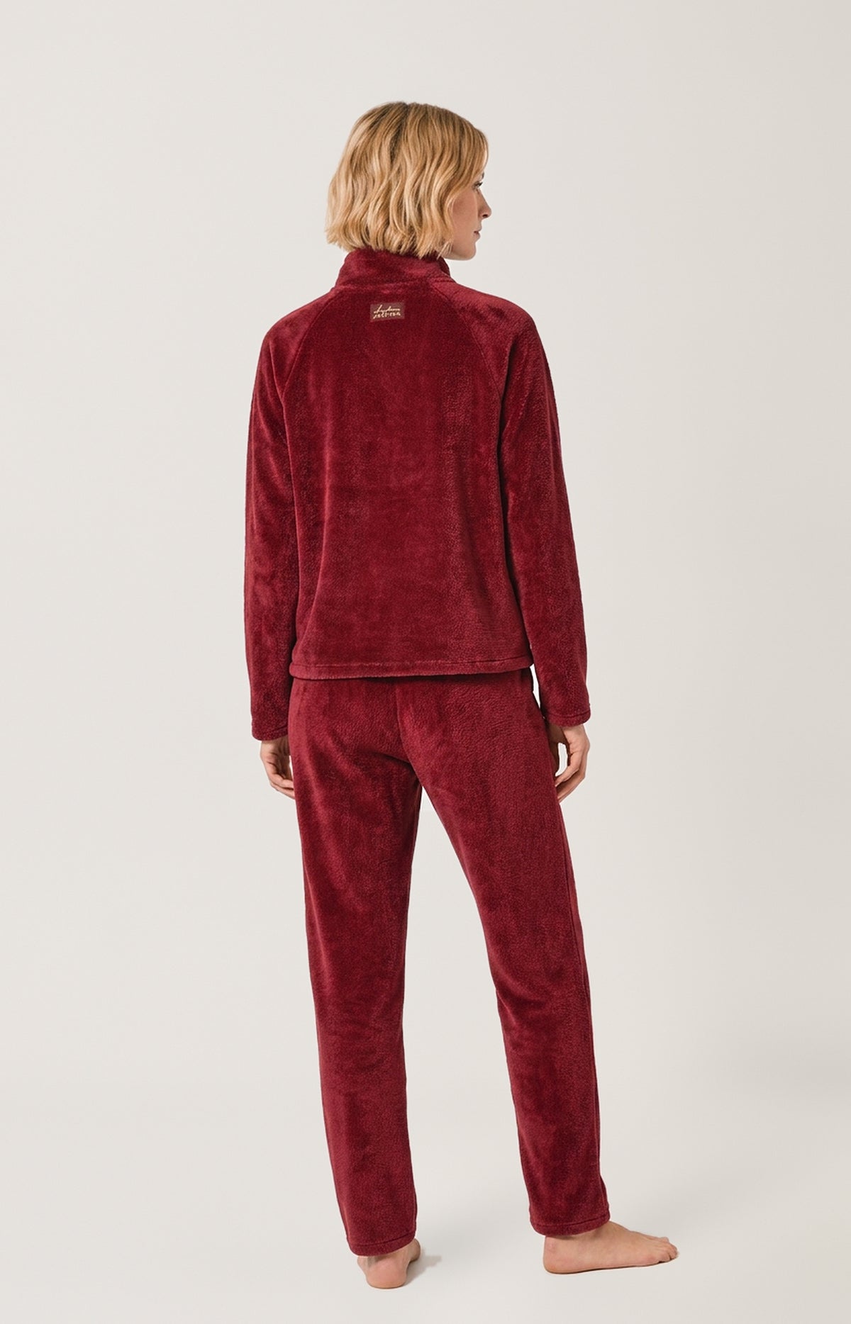 Pyjama en polaire - Burgundy