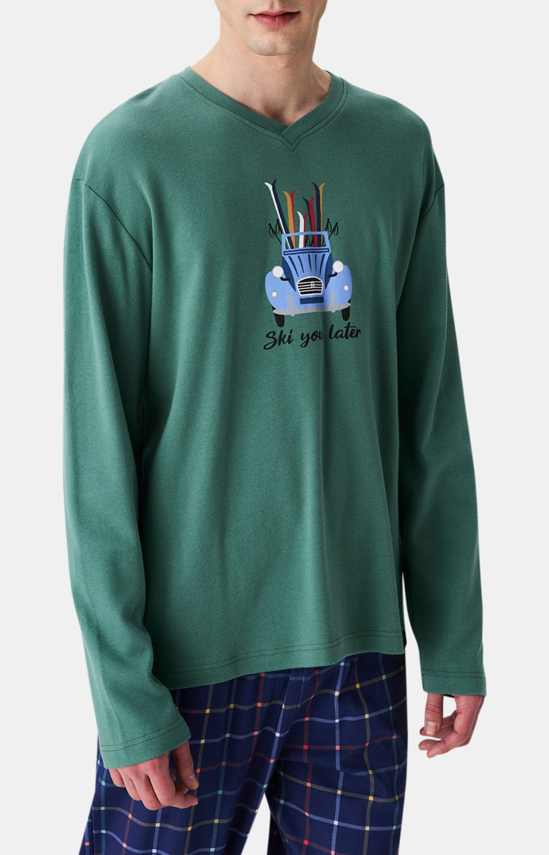 Pyjamas Homme Ski You Later MARINE 2