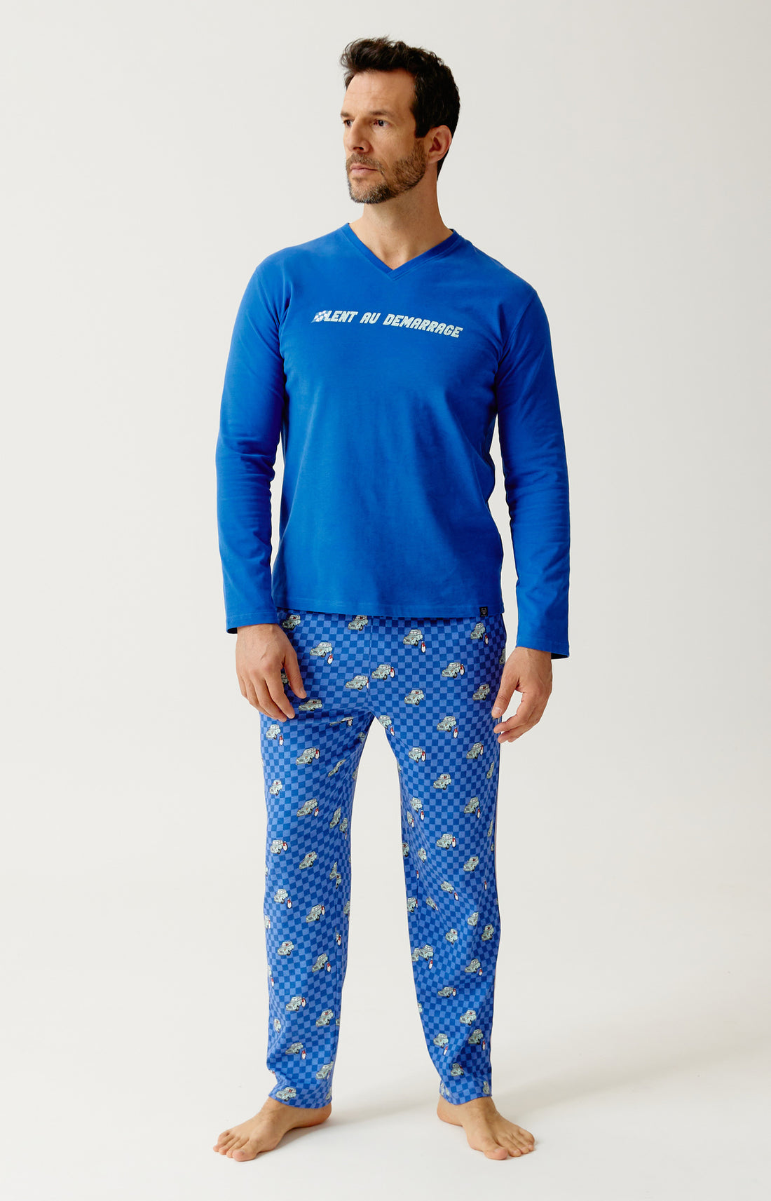 Pyjama en jersey de coton épais - Lent au démarrage