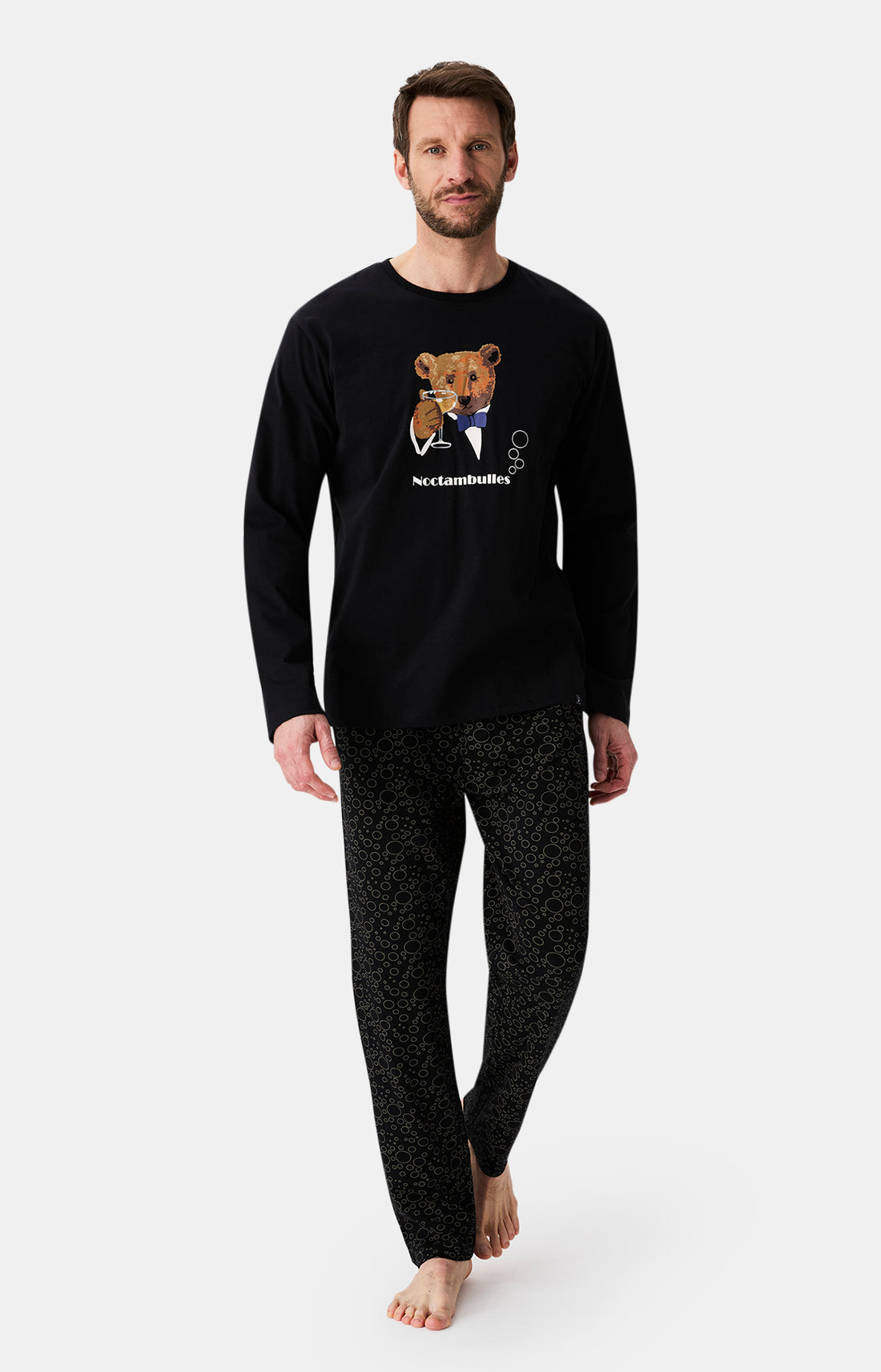 Pyjamas Homme Noctambulles NOIR 1