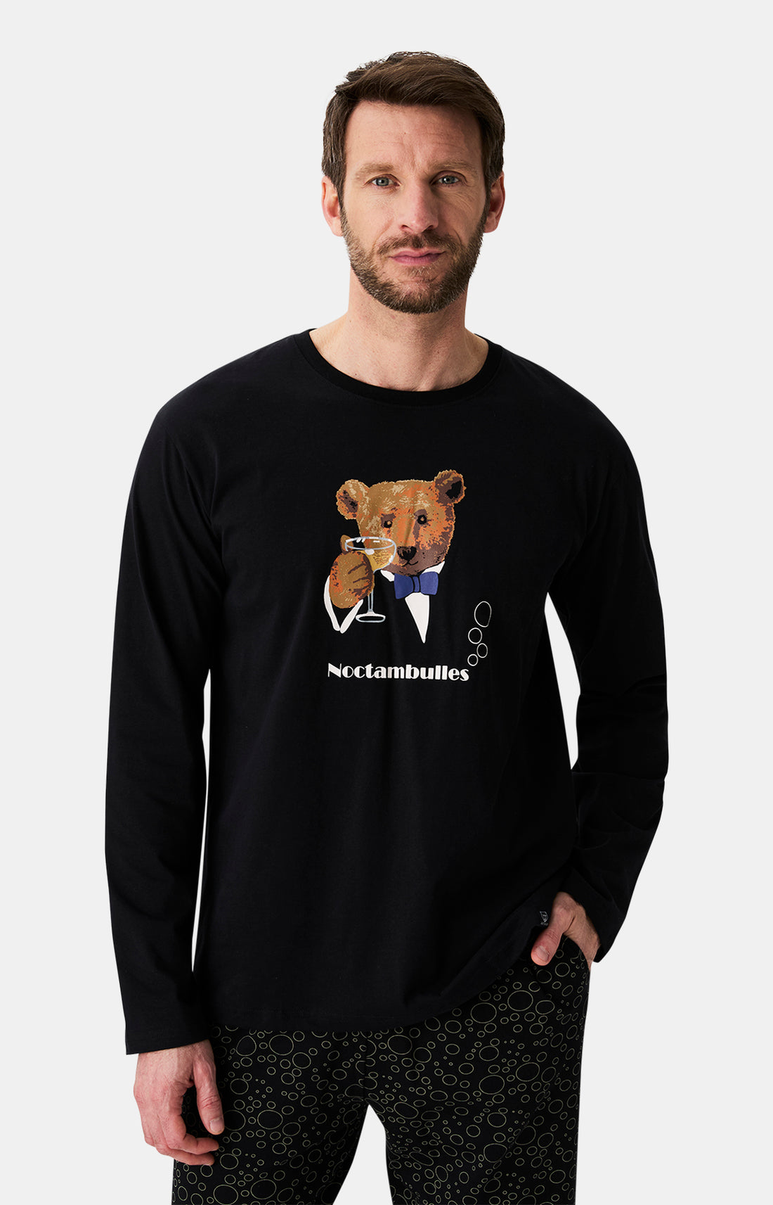Pyjamas Homme Noctambulles NOIR 2