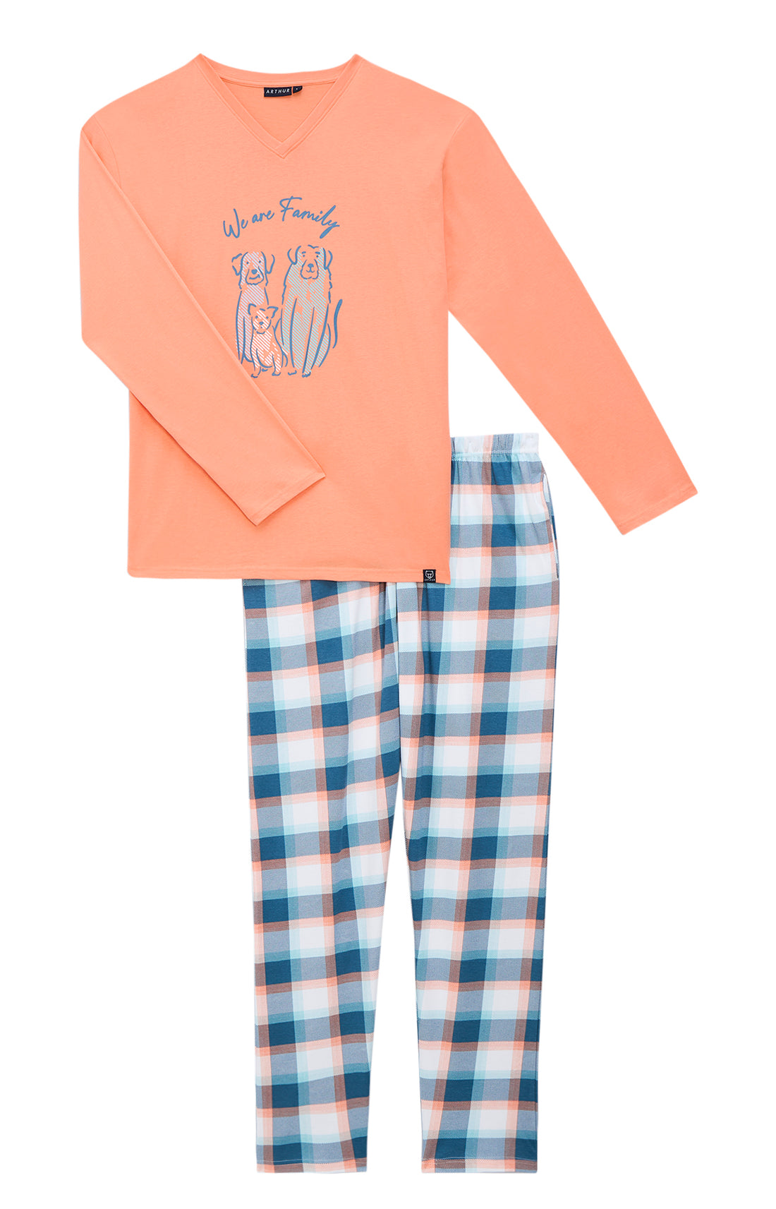 Pyjamas Homme We are family MULTICOLORE 3