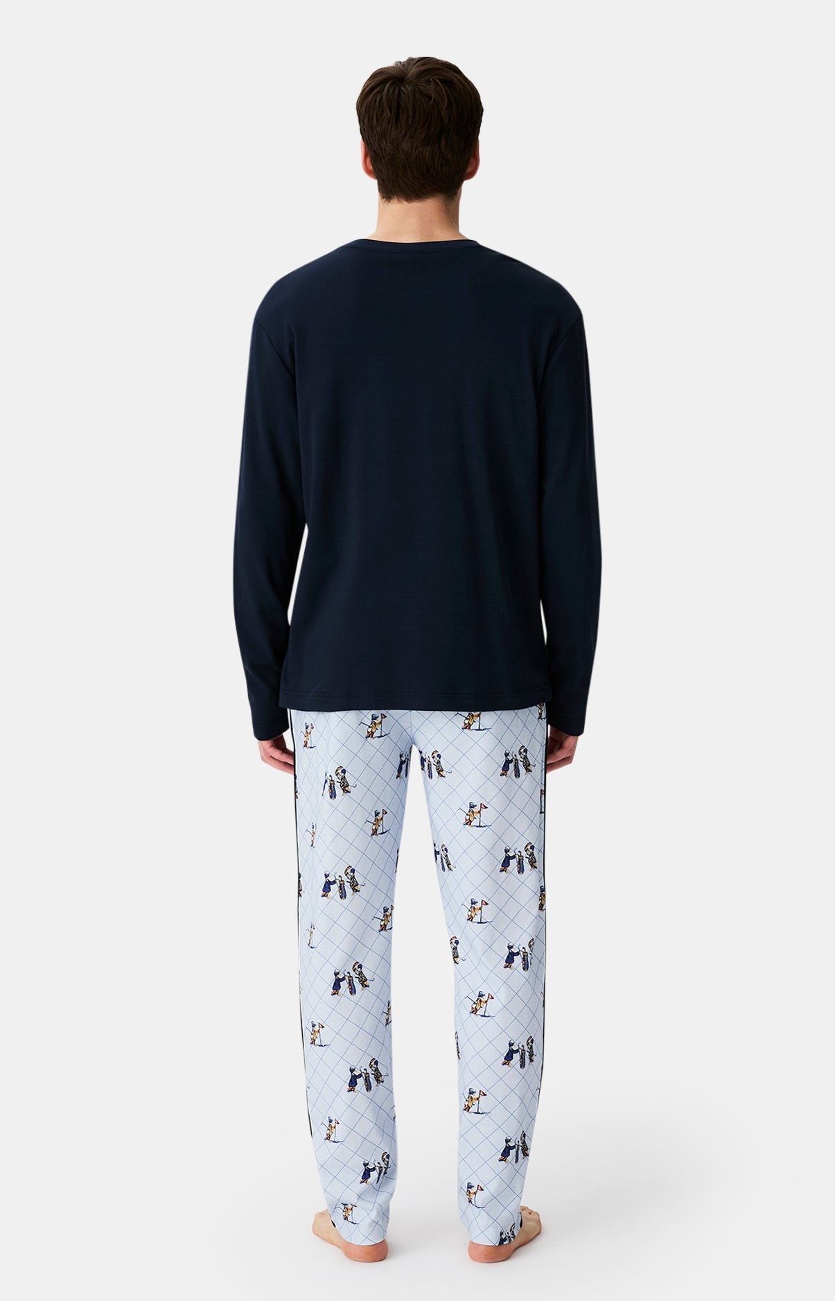 Pyjamas Homme Touche pas à mon putt BLEU 6