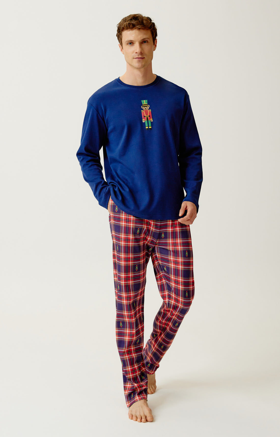 Pyjama en jersey de coton épais - Léon