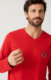 Pyjama en jersey de coton épais Homme Casse-noisette glace 2
