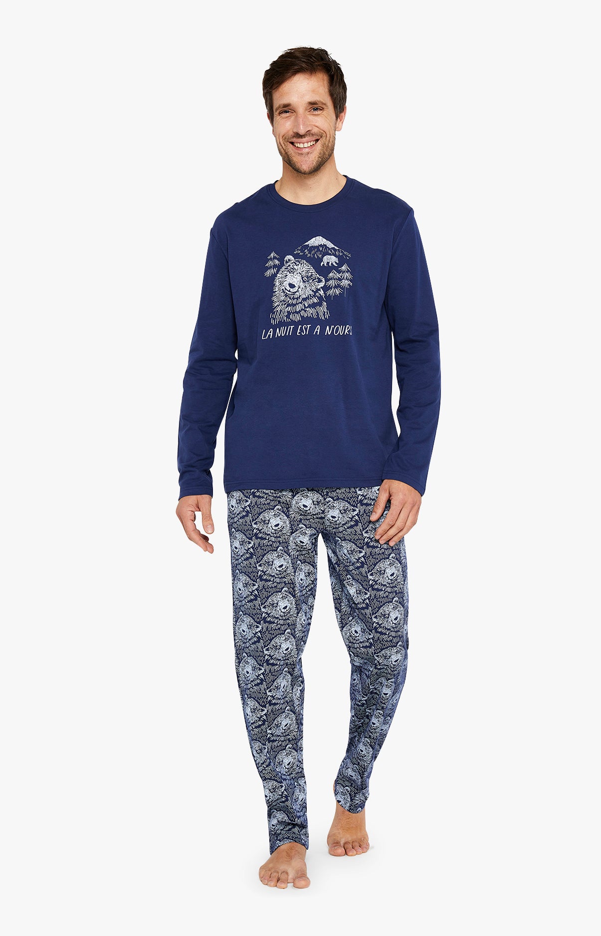 Arthur Pyjamas Pyjama Ours - Pyjamas longs homme – Arthur