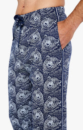 Pyjama long Homme Ours Marine 5