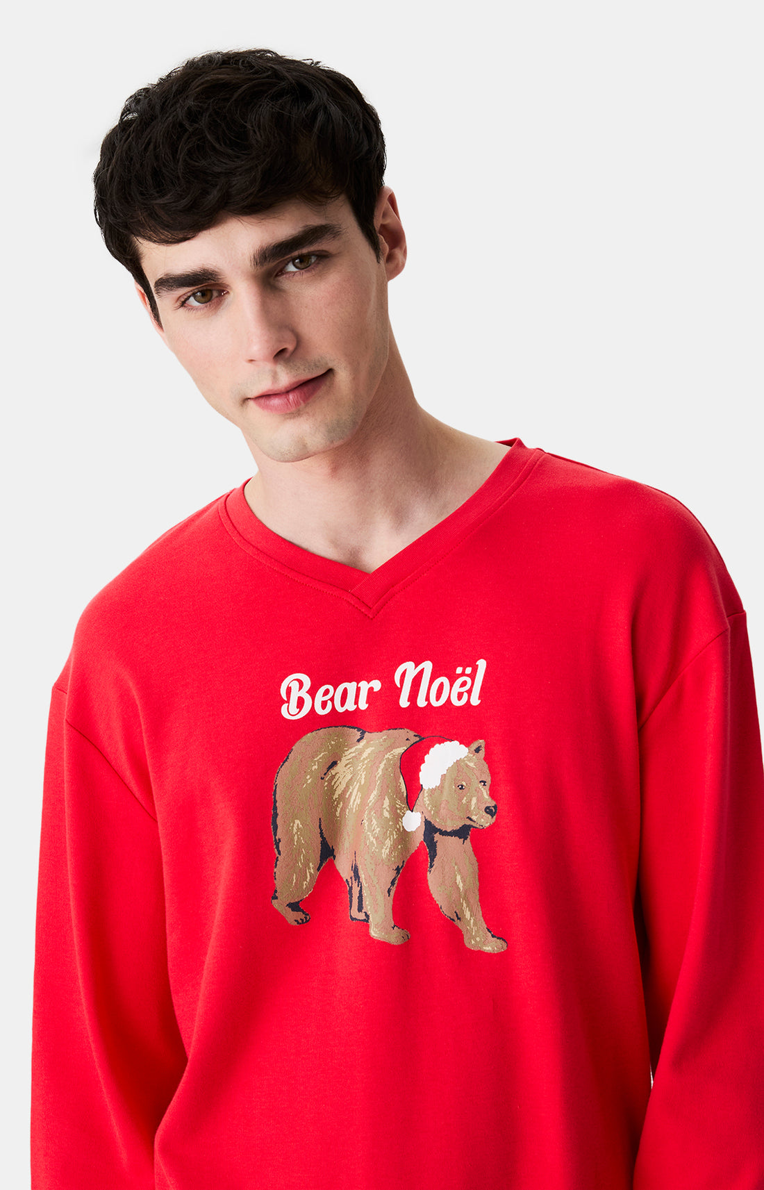 Pyjamas Homme Bear Noël ROUGE 2