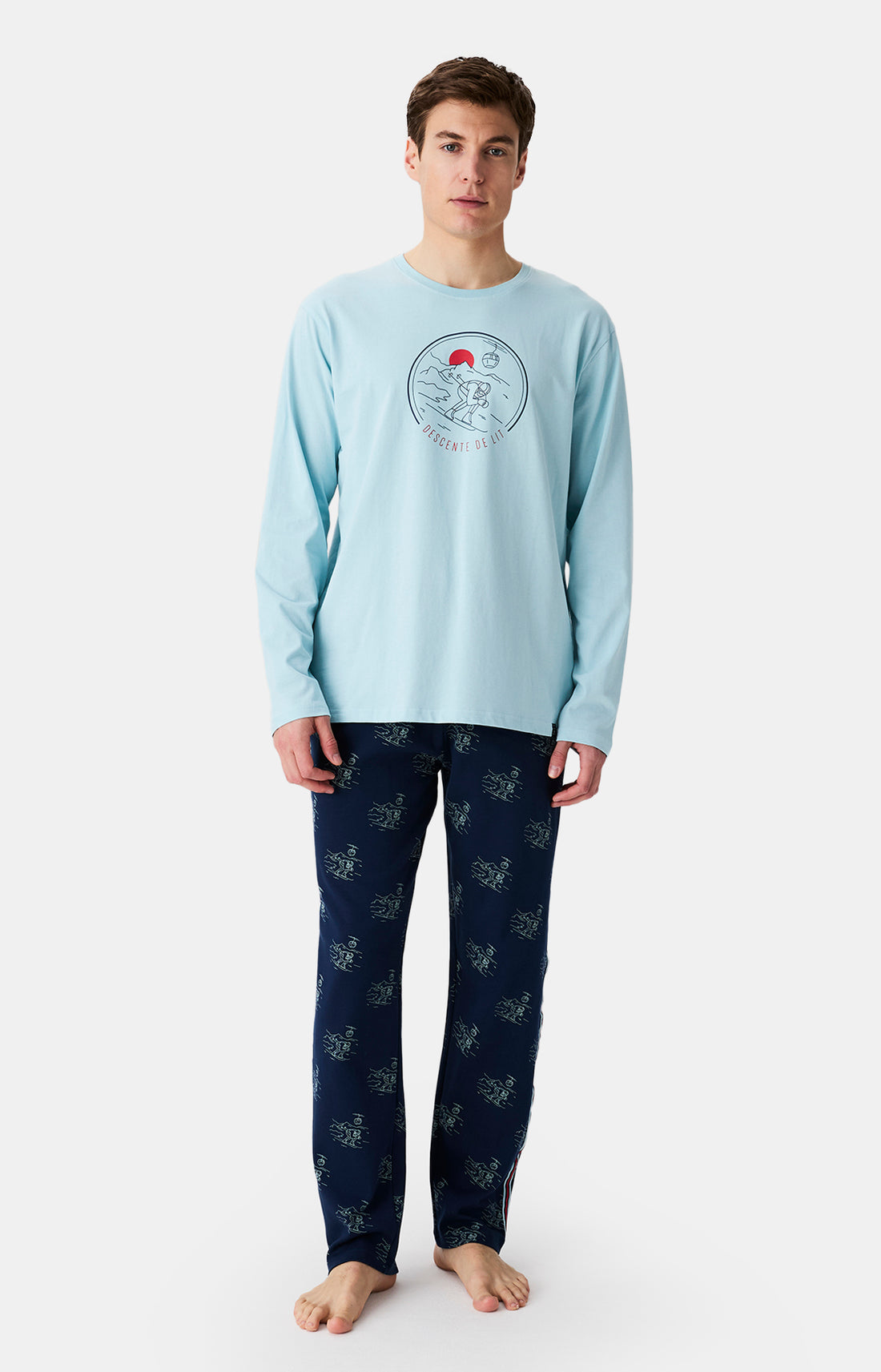Pyjamas Homme Descente de lit MARINE 1