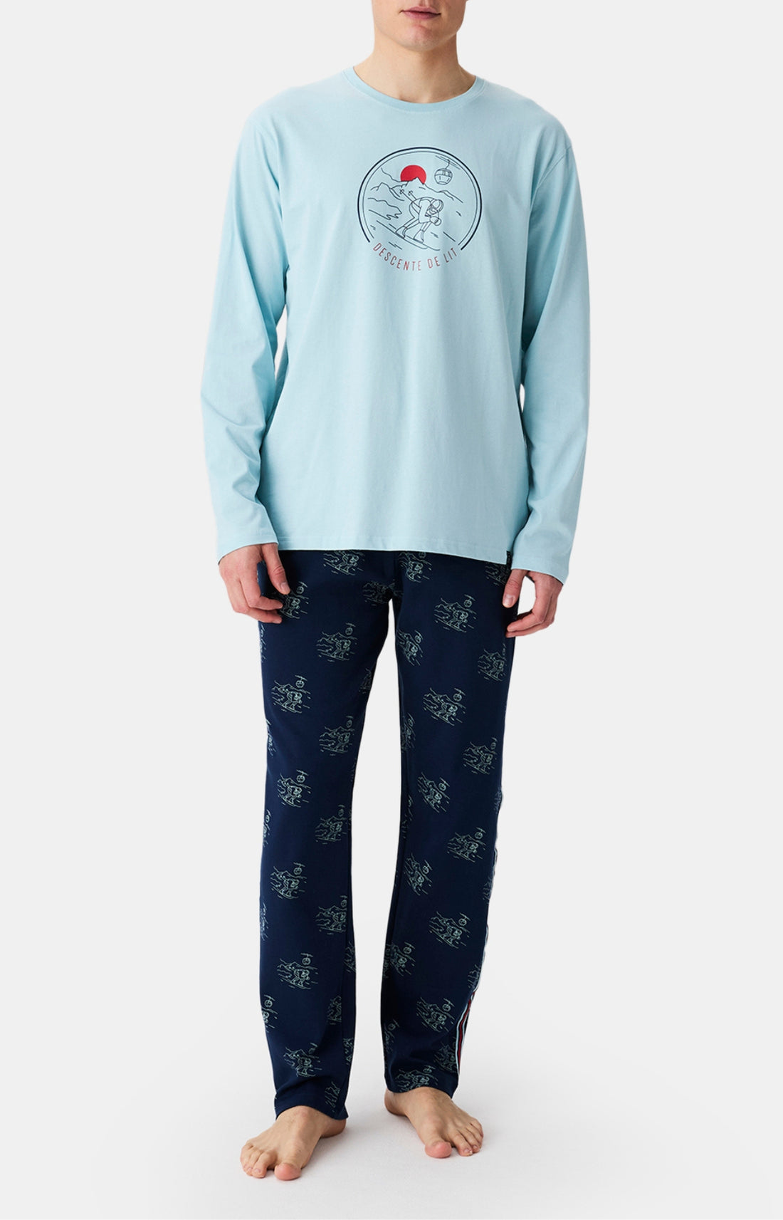 Pyjamas Homme Descente de lit MARINE 1
