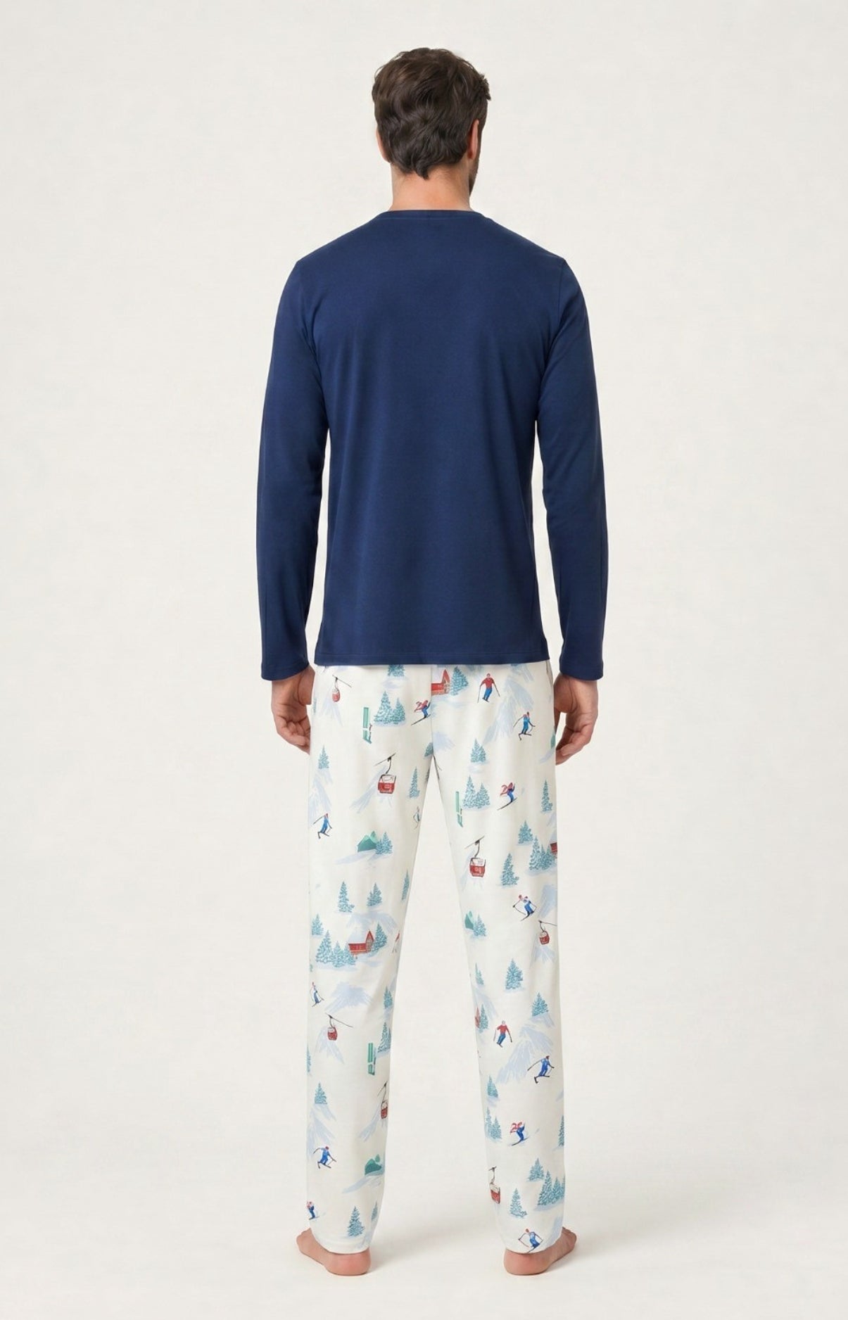 Pyjama en jersey de coton épais - Rêves au sommet