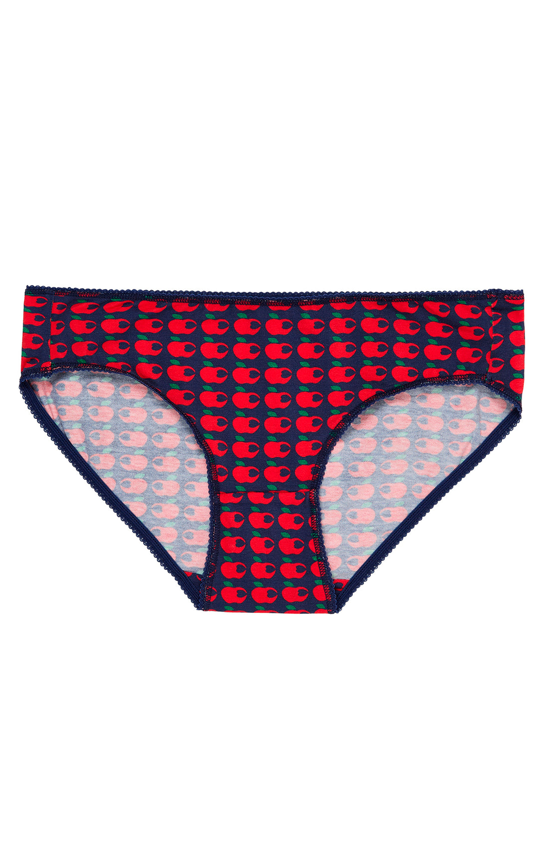 Culotte Femme St Valentin Marine et Rouge 3