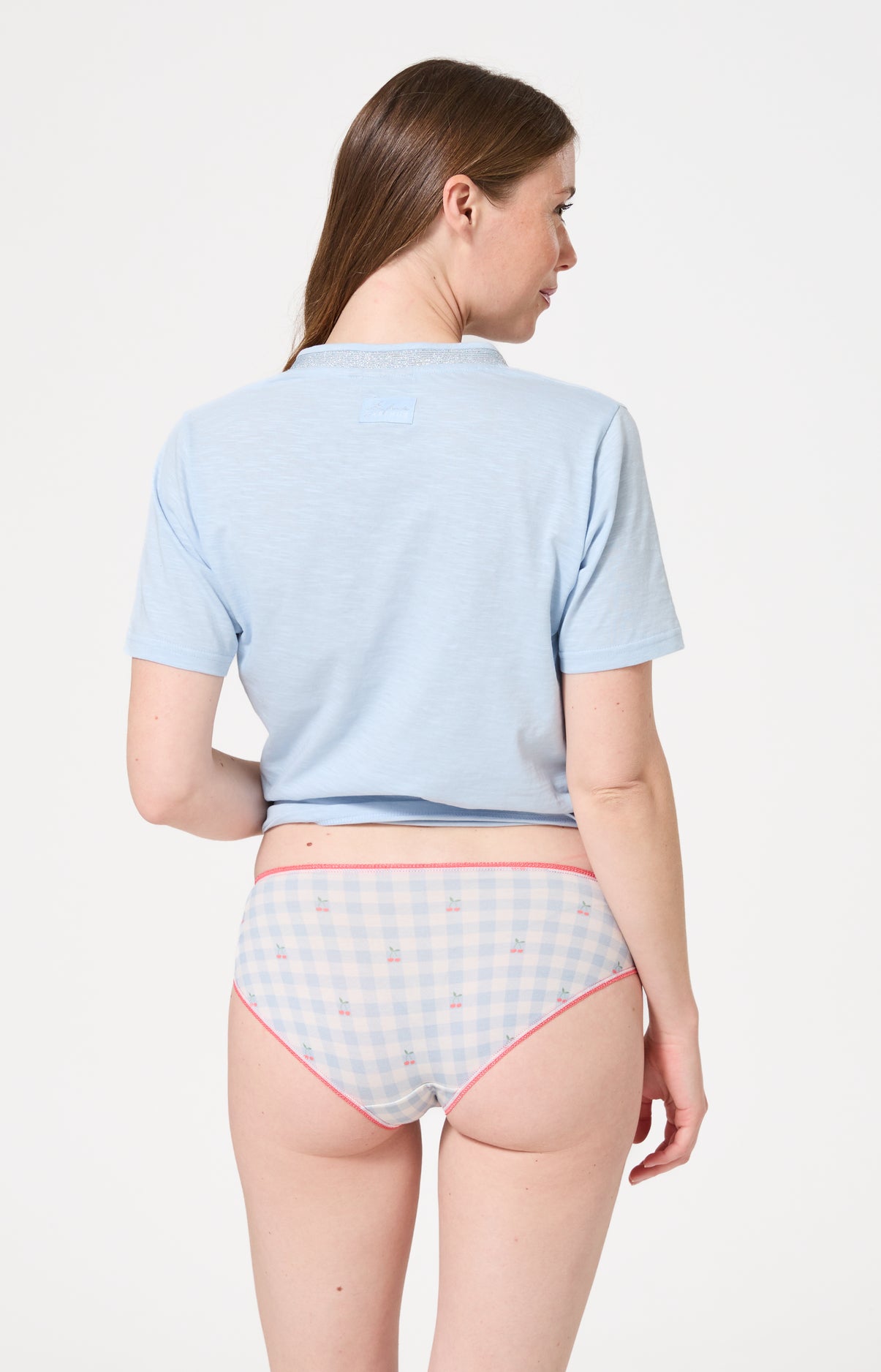 Culotte Femme Cherry Imprimé cerises roses et vertes 4