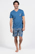 Pyjashort Homme Bandana Bleu 1