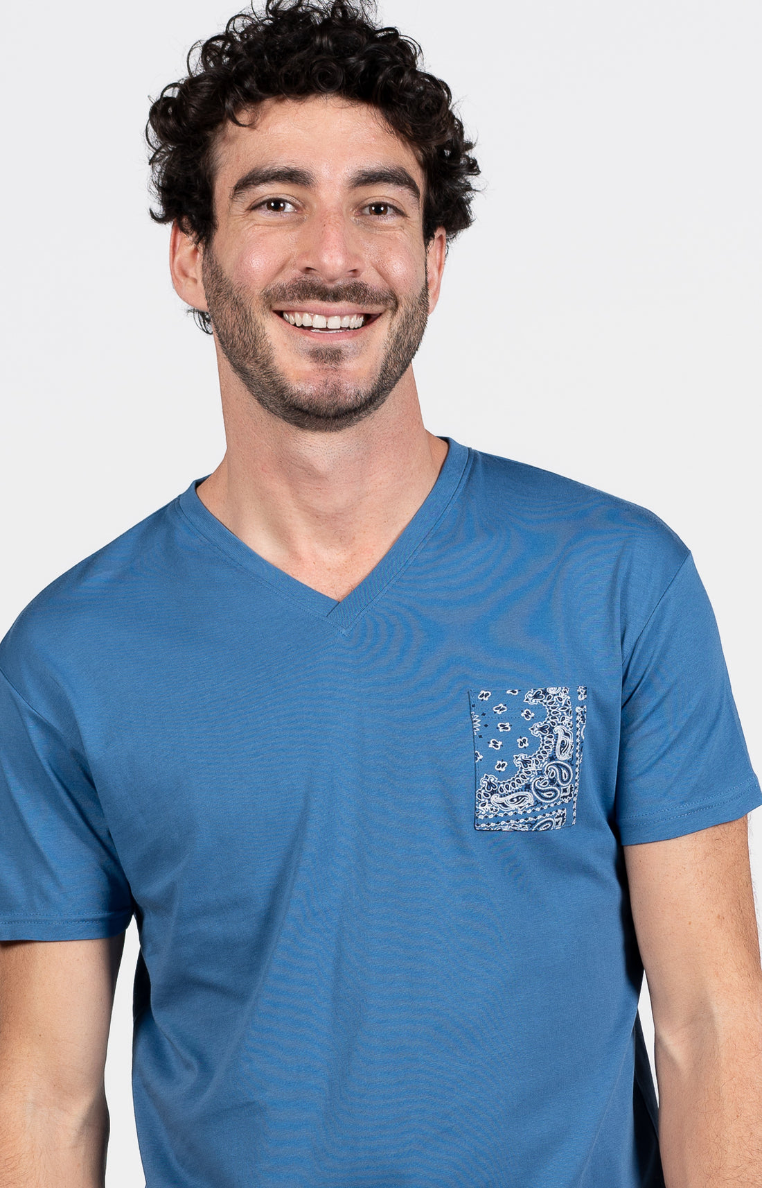 Pyjashort Homme Bandana Bleu 2