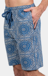 Pyjashort Homme Bandana Bleu 4