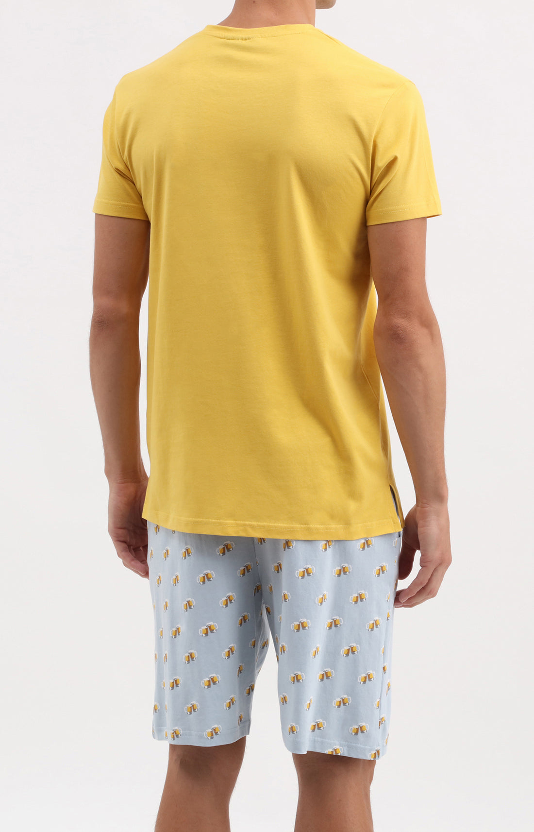 Pyjama Homme Bière sans pression Imprimé broderie chopes de bière 3