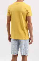 Pyjama Homme Bière sans pression Imprimé broderie chopes de bière 3