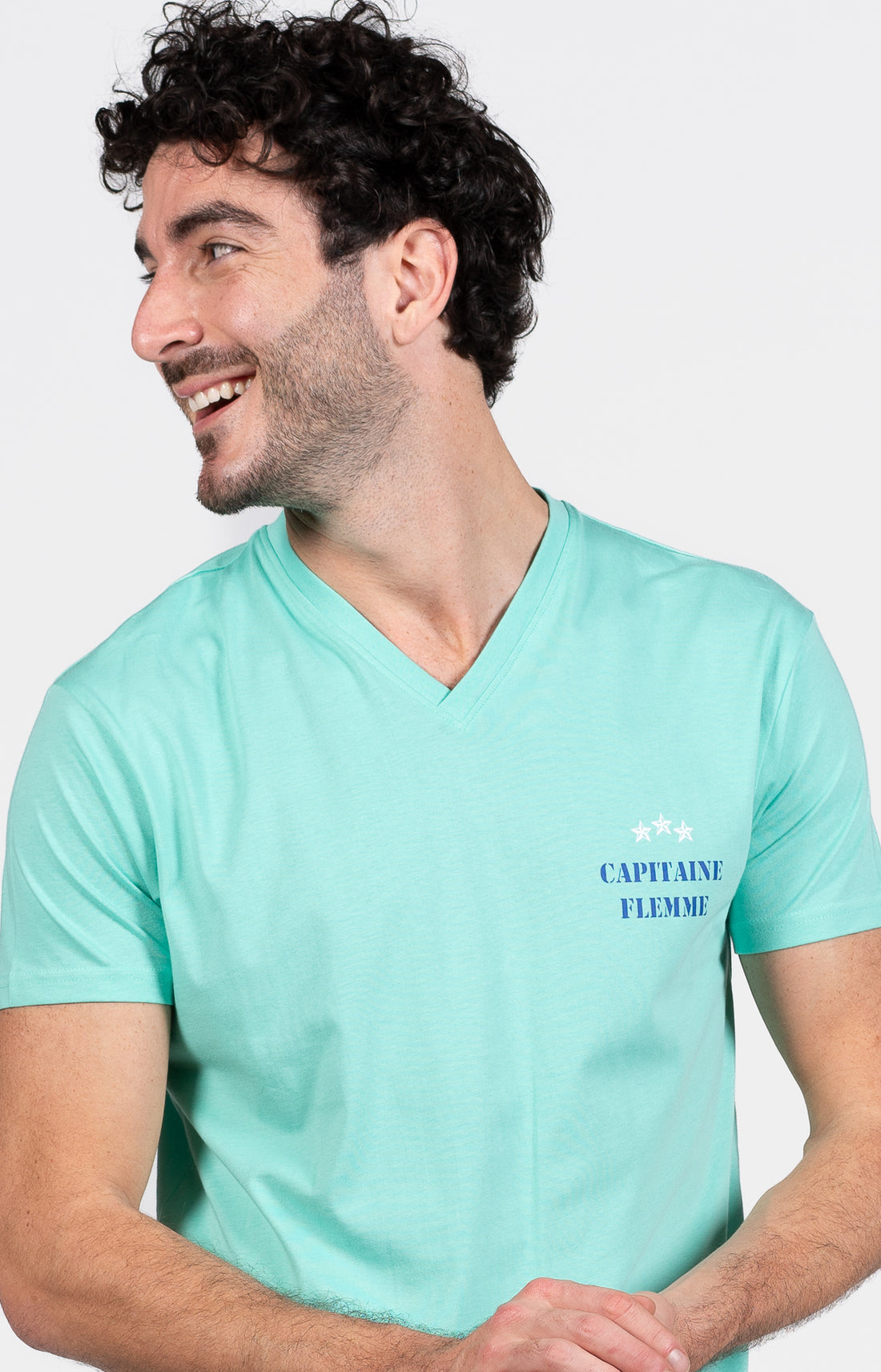 Pyjashort Homme Boat Bleu et Vert 2
