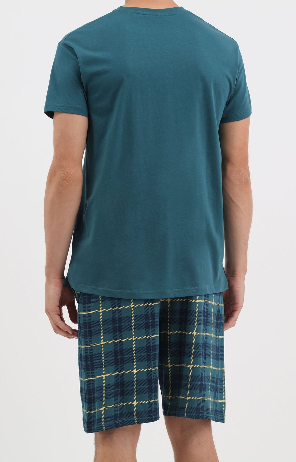 Pyjashort écossais Vert homme 3