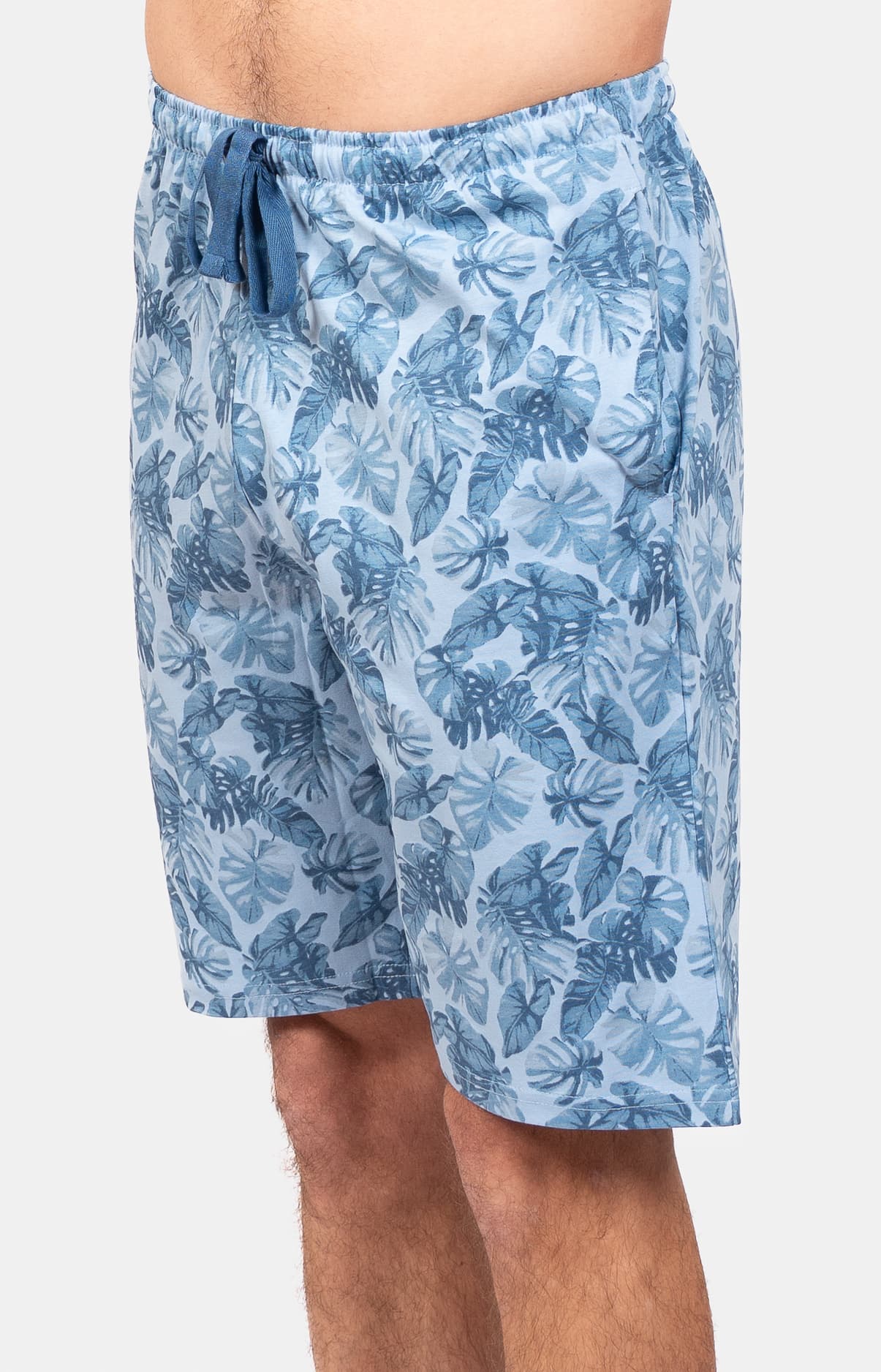 Pyjashort Palmier Bleu Homme 4