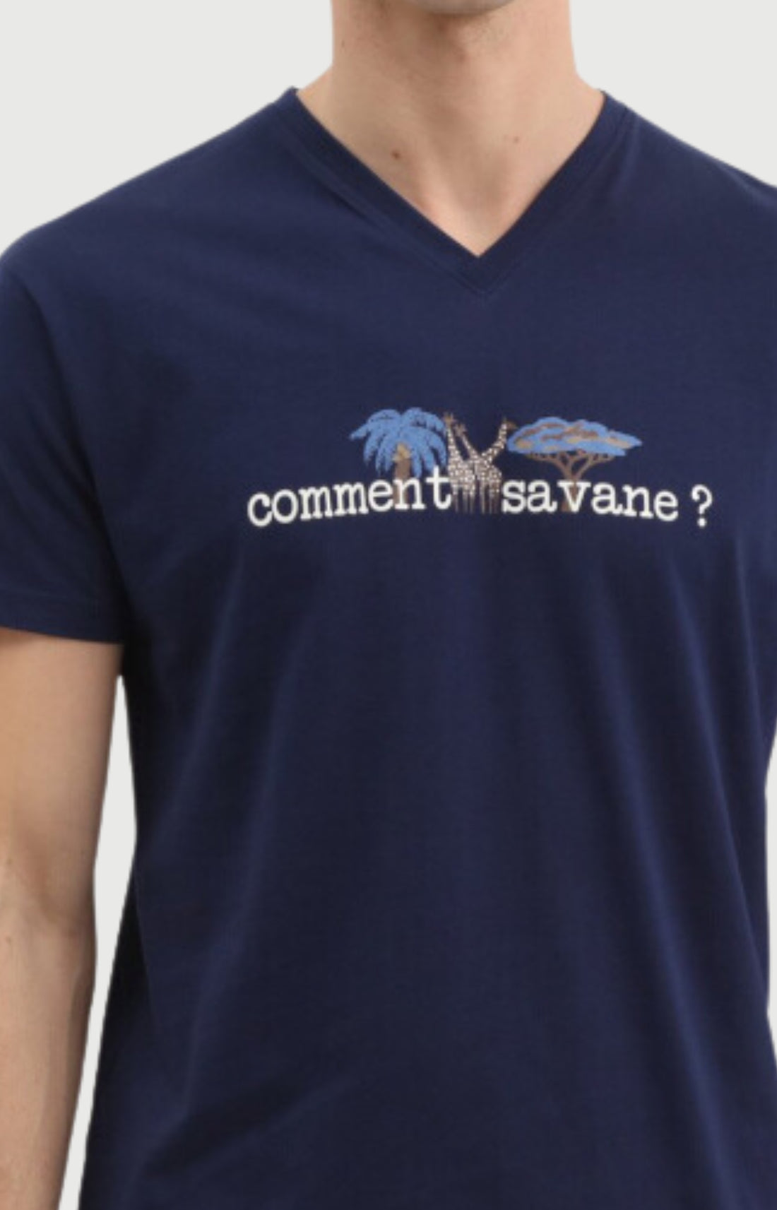Pyjashort Homme Comment savane ?en jersey de coton léger 2