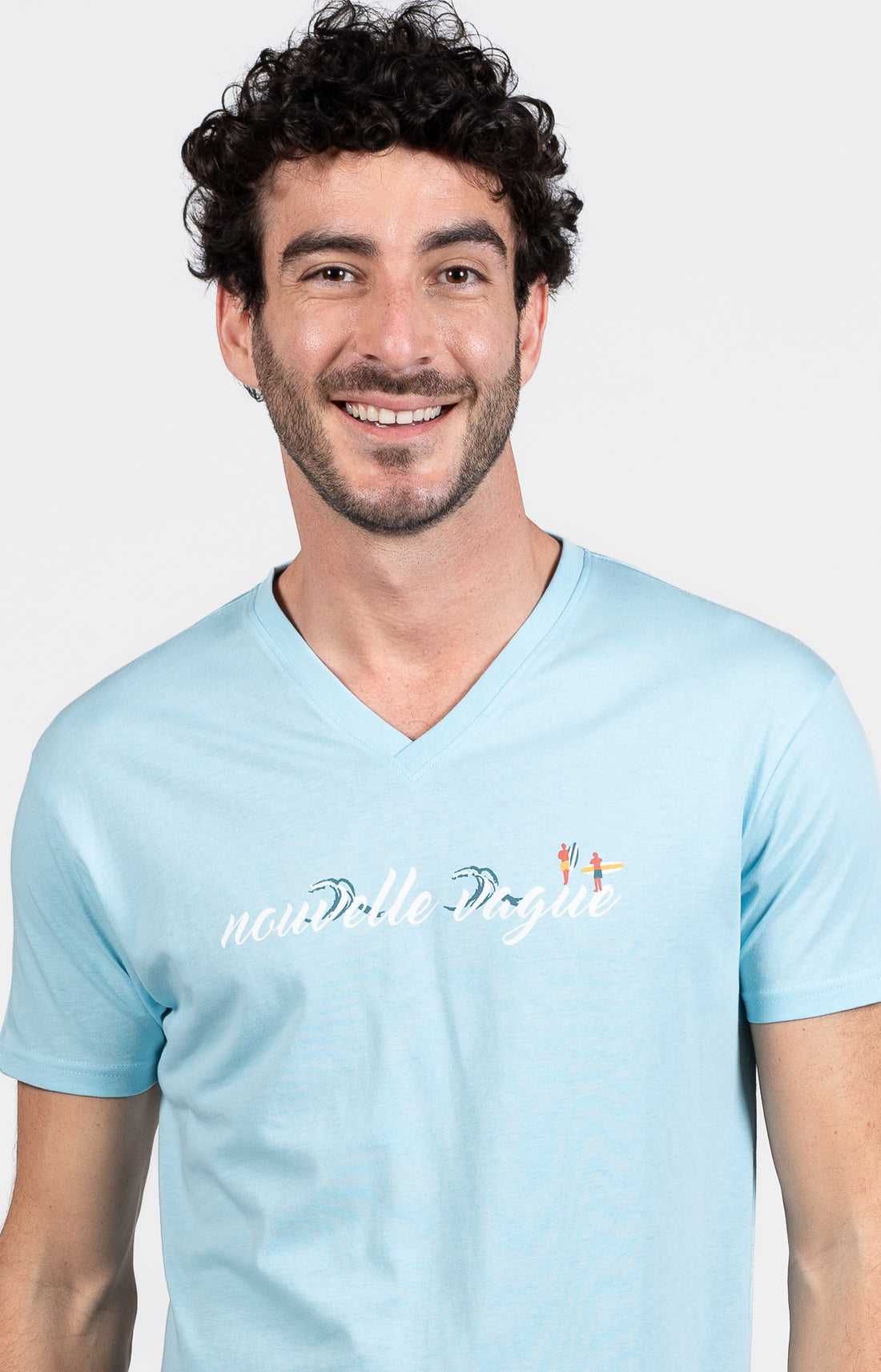 Pyjashort Homme Surf Bleu et Rose 8