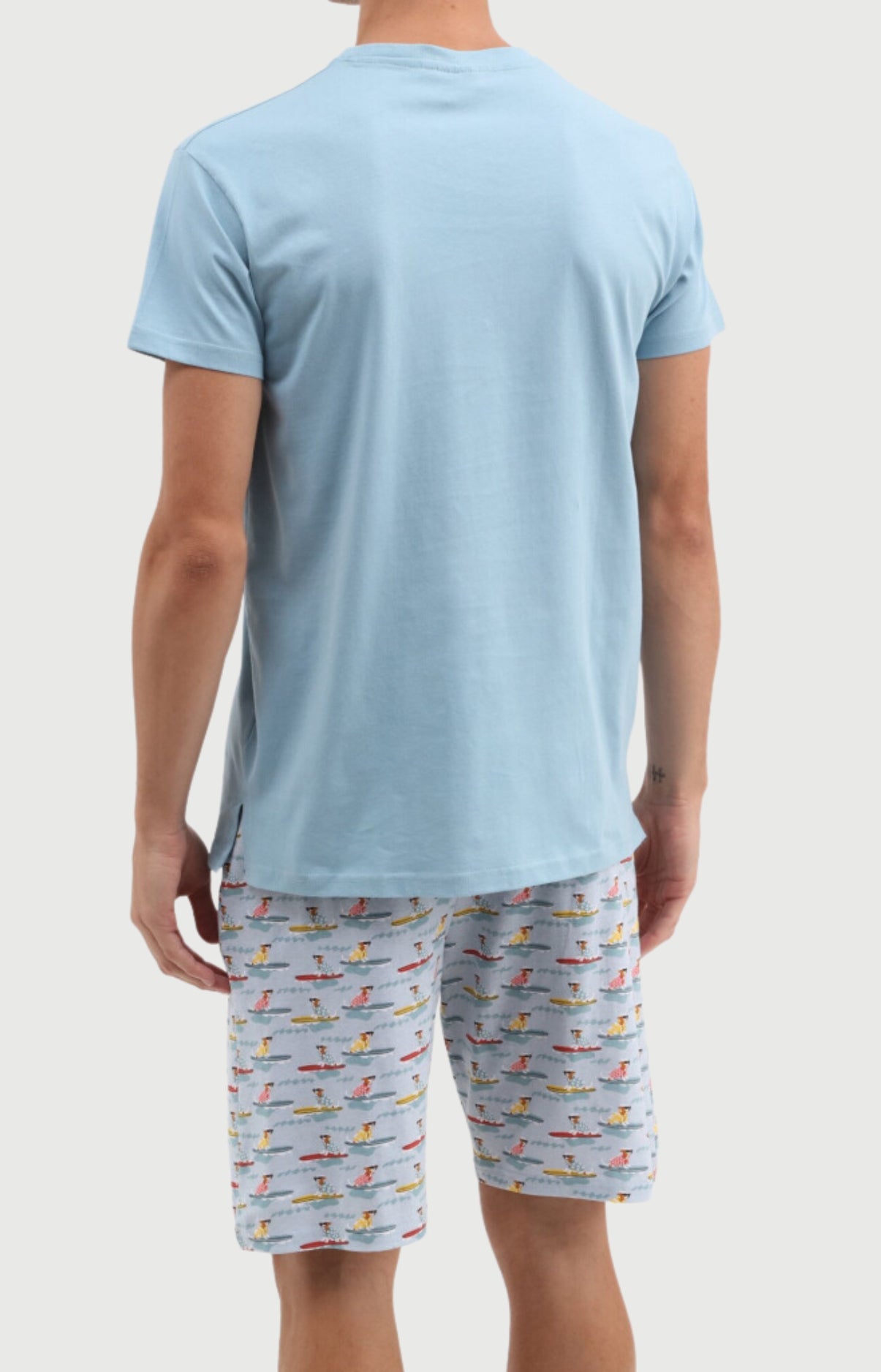 Pyjashort Homme Canifornia en jersey de coton léger 4