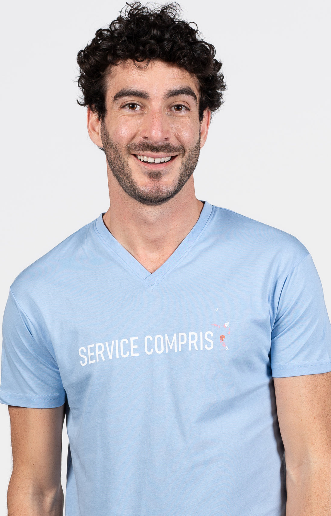 Pyjashort Homme Service Compris Bleu 2