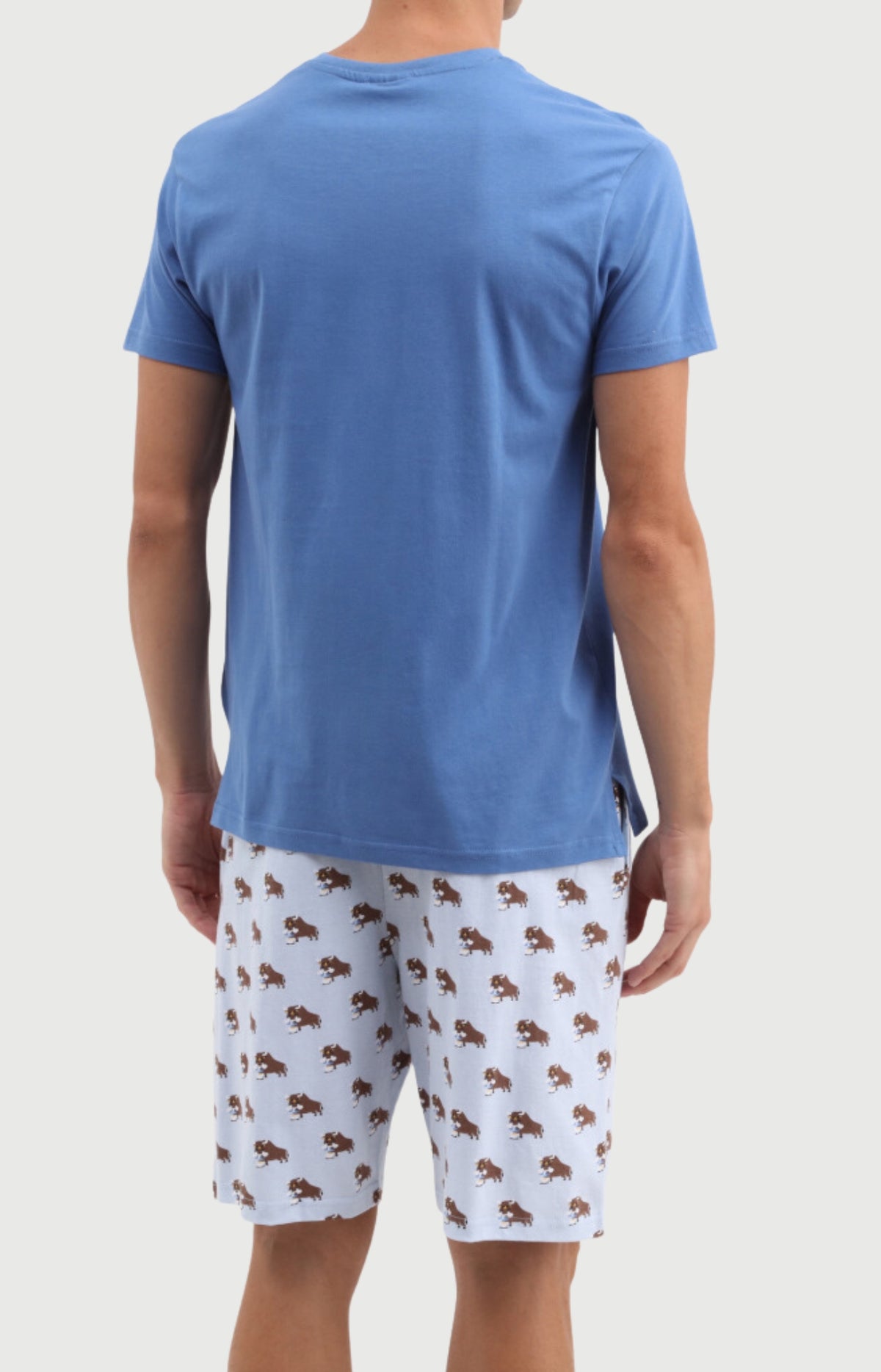 Pyjashort Homme Café Olé en jersey de coton léger 4