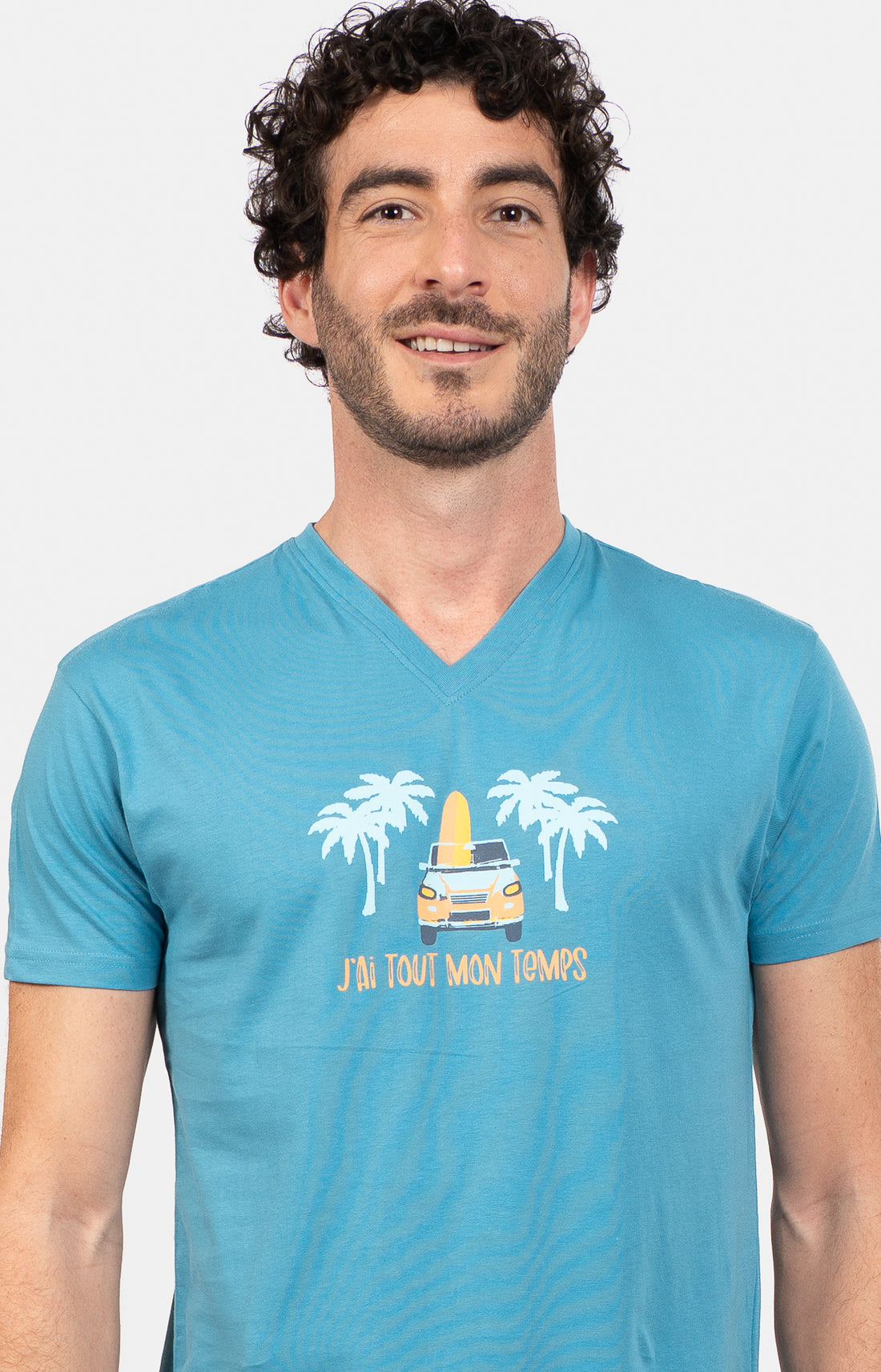 Pyjashort Voiture Bleu Homme 2