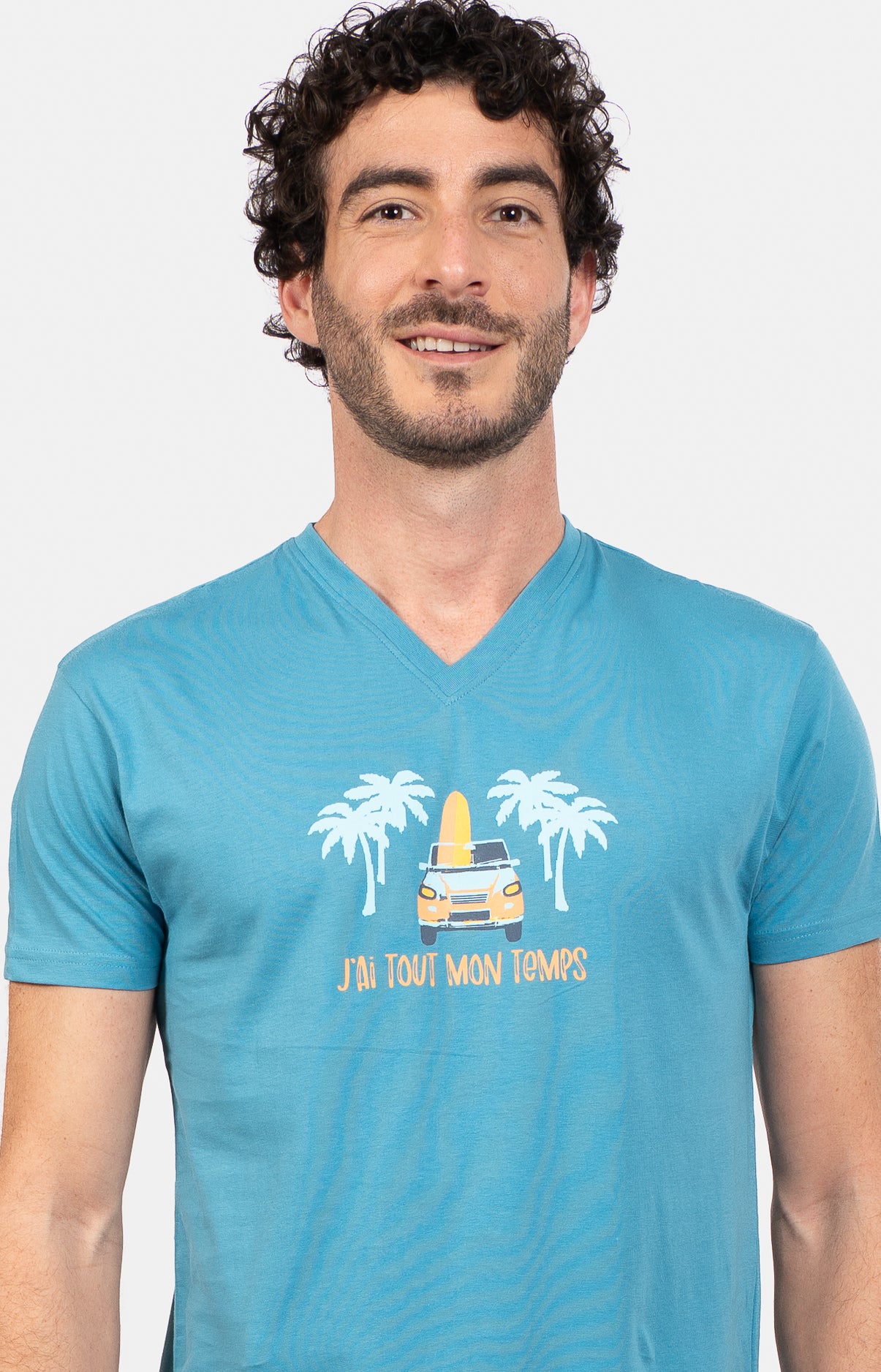 Pyjashort Voiture Bleu Homme 2