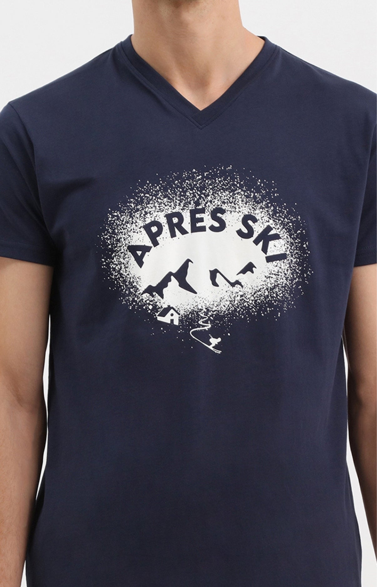 Pyjashort Après ski bleu marine homme 2