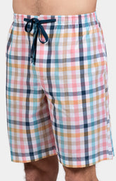Pyjashort Homme Criston Rose et Bleu 4