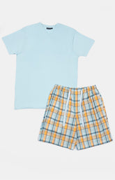 Pyjashort Homme Joho Jaune et Bleu 3