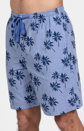 Pyjashort Homme Palmier Bleu 4