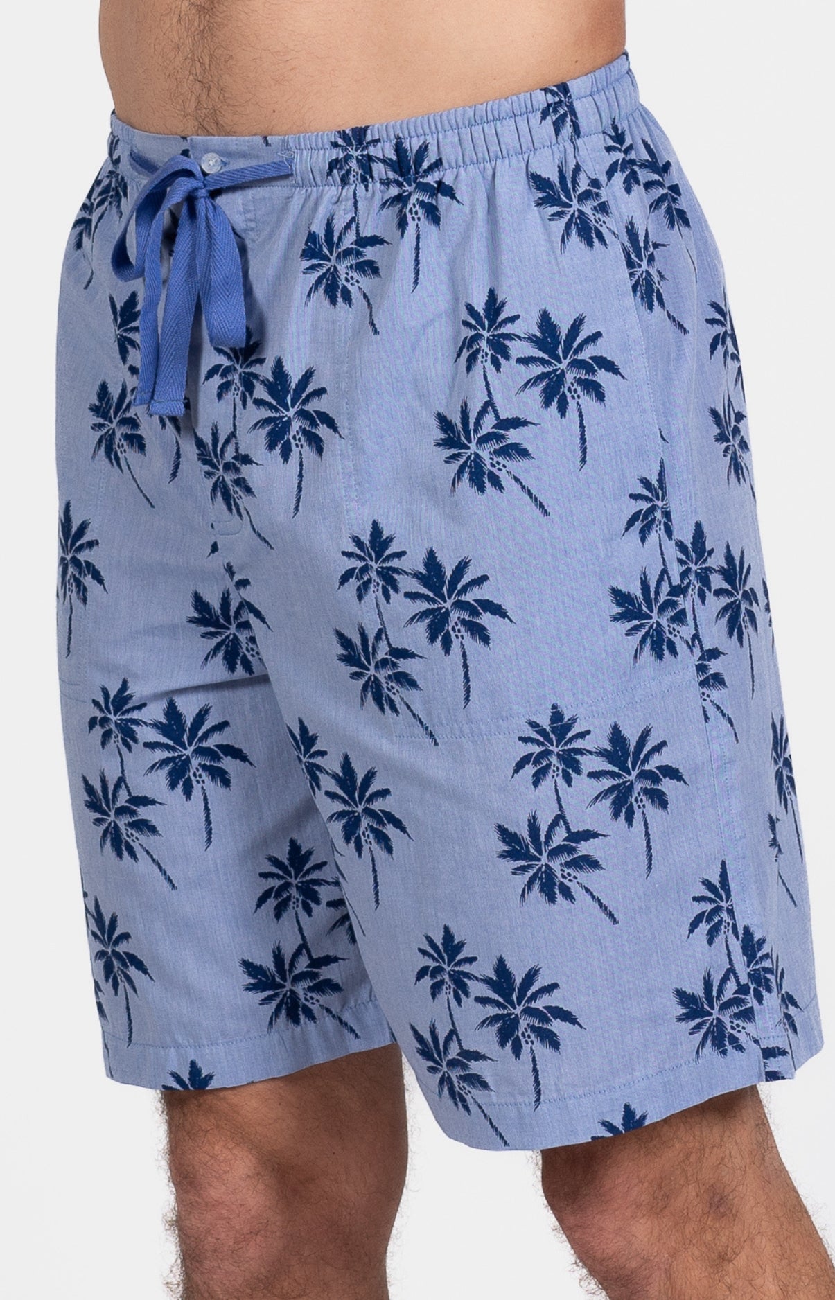 Pyjashort Homme Palmier Bleu 16