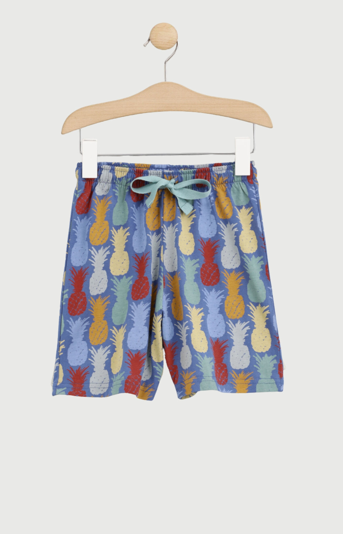 Pyjashort Enfant Ananas du volant en jersey de coton léger 3