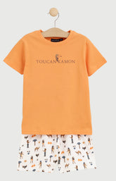 Pyjashort Enfant Toucankamon en jersey de coton léger 1