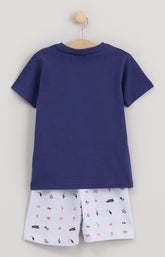 Pyjama Enfant Mode vacances ON Imprimé rayures et illustrations vacances 3