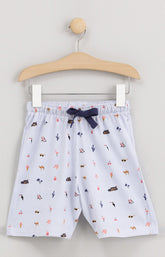 Pyjama Enfant Mode vacances ON Imprimé rayures et illustrations vacances 2