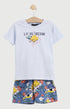 Pyjashort Enfant Lit au trésor en jersey de coton léger 1