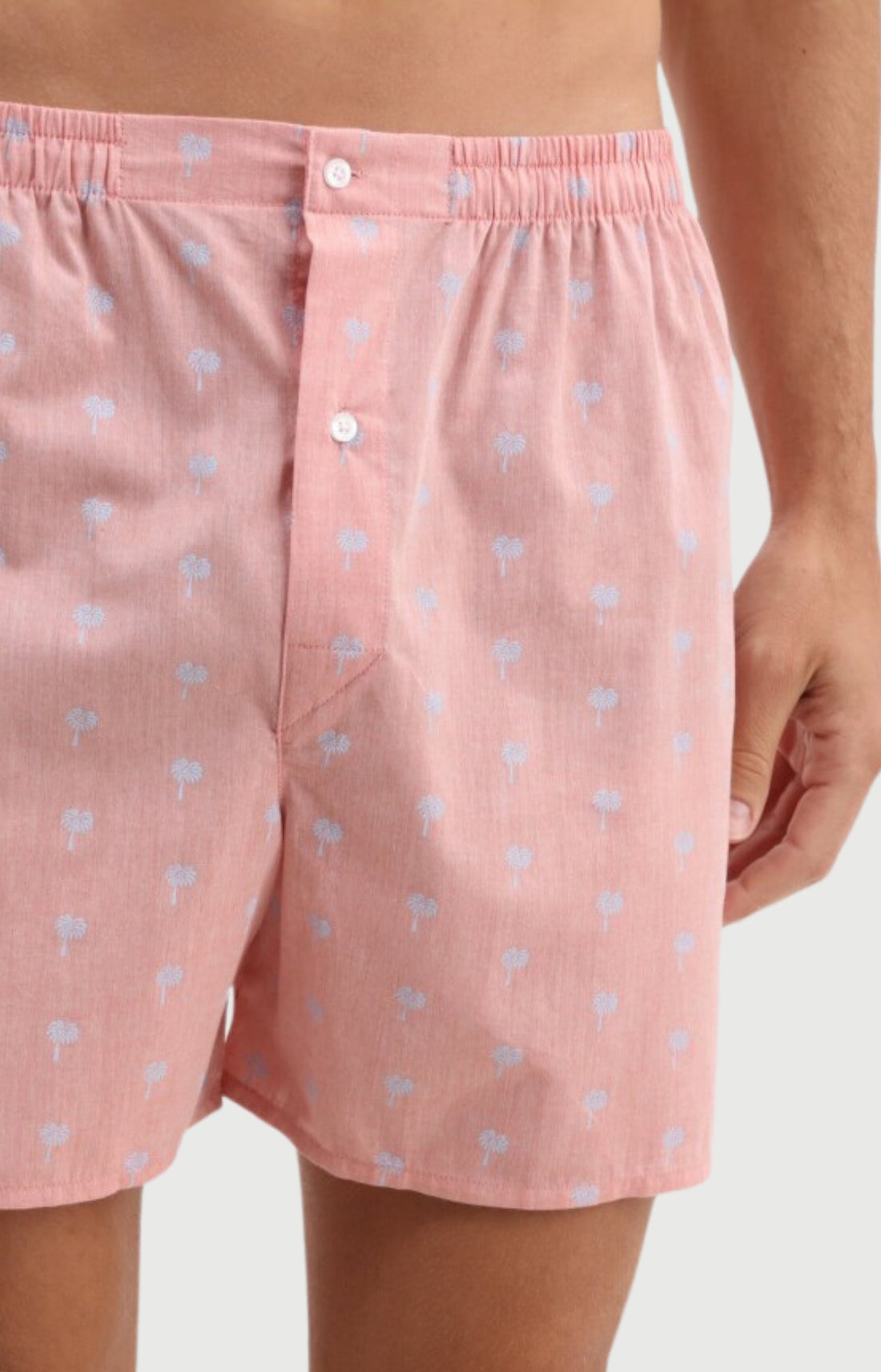 Caleçon Homme Cocotier classique en popeline de coton 4